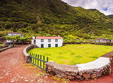 Typical architecture, Sao Jorge Island, Azores, Portugal, Europe