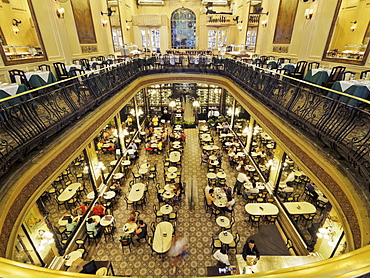 Interior view of the Confeitaria Colombo, Rio de Janeiro, Brazil, South America