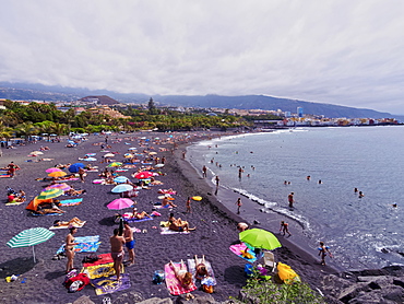 Beach in Puerto de la Cruz, Tenerife Island, Canary Islands, Spain, Atlantic, Europe