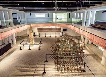 Louvre Museum, interior, Abu Dhabi, United Arab Emirates, Middle East