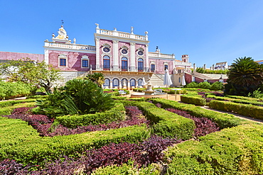 Entrance to Estoi Palace, in the Algarve, Portugal, Europe