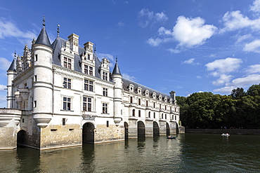 Chenonceau castle, UNESCO World Heritage Site, Chenonceaux, Indre-et-Loire, Centre, France, Europe