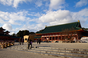 The Heian Jingu Shrine of Sakyo-ku, Kyoto, Japan, Asia