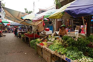 The food markets of Jakarta, Java, Indonesia, Southeast Asia, Asia