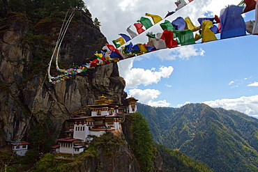 The Tiger's Nest Fortress of Paro, Bhutan, Himalayas, Asia