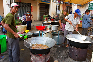 Street food of Kampot, Cambodia, Indochina, Southeast Asia, Asia