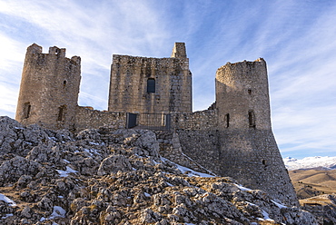 Rocca Calascio Castle, Gran Sasso e Monti della Laga National Park, Abruzzo, Italy, Europe