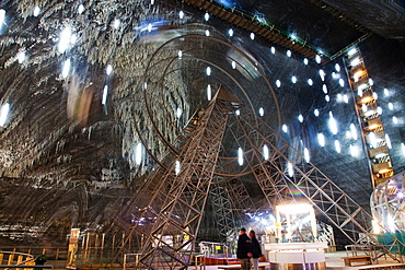 Rudolf Mine in Salina Turda salt mine in Turda city, Romania, Europe