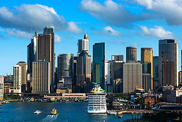 Sydney city skyline with Circular Quay, Sydney, New South Wales, Australia, Pacific