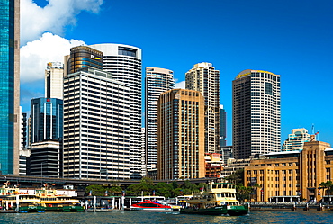 Sydney Circular Quay, the central hub for the city's ferry service, Sydney, New South Wales, Australia, Pacific