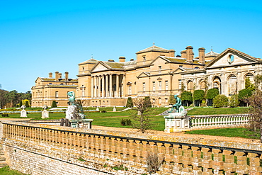 Holkham Home Stately home near the North Norfolk Coast, Norfolk, East Anglia, England, United Kingdom, Europe