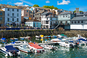 Custom House Quay in Falmouth, Cornwall, England, United Kingdom, Europe