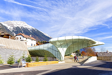 Hungerburg station designed by Zaha Hadid, Innsbruck, Tyrol, Austria, Europe