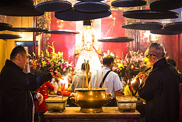 Man Mo Temple, Sheung Wan, Hong Kong Island, Hong Kong, China, Asia