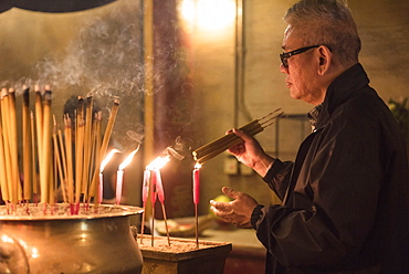 Man Mo Temple, Sheung Wan, Hong Kong Island, Hong Kong, China, Asia