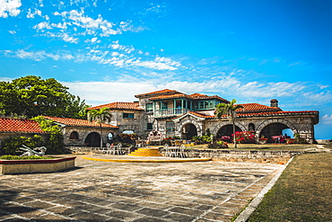 The restaurant Le Casa de Al and house of Al Capone, Varadero, Hicacos Peninsula, Matanzas Province, Cuba, West Indies, Central America