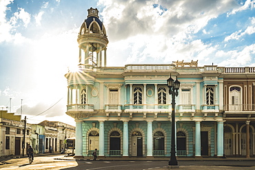 Casa de Cultura in the Palacio Ferrer, Plaza Jose Marti, Cienfuegos, UNESCO World Heritage Site, Cuba, West Indies, Caribbean, Central America