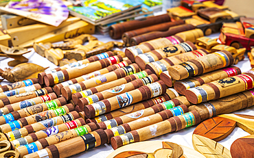 Souvenir market in Vinales, UNESCO World Heritage Site, Pinar del Rio Province, Cuba, West Indies, Caribbean, Central America