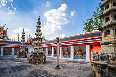 Wat Phra Chetuphon (Wat Pho) temple, Bangkok, Thailand, Southeast Asia, Asia