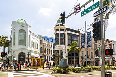 Rodeo Drive, Beverly Hills, Los Angeles, California, United States of America, North America