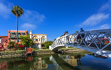 Venice Canals, Venice Beach, Los Angeles, California, United States of America, North America