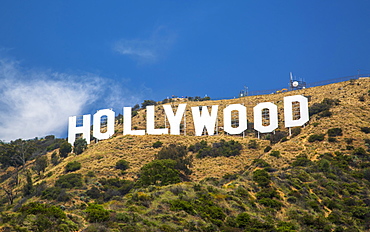 Hollywood Sign, Hills, Hollywood, Los Angeles, California, United States of America, North America