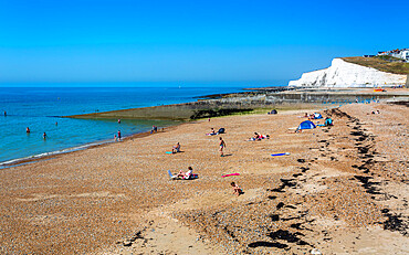 Marina Cliffs and Undercliff Beach, Brighton, Sussex, England, United Kingdom, Europe