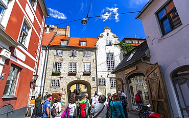 The Swedish Gate, Old Riga, Latvia, Baltic States, Europe