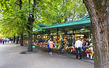 Saktas Flower Market, Riga, Latvia, Baltic States, Europe