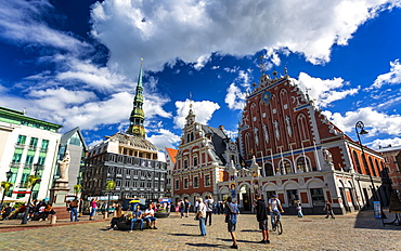 House of Blackheads (Guildhall), UNESCO World Heritage Site, Old Riga, Latvia, Baltic States, Europe