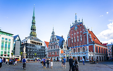 House of Blackheads (Guildhall), UNESCO World Heritage Site, Old Riga, Latvia, Baltic States, Europe