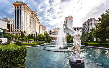 View of Caesars Palace Hotel and Casino, The Strip, Las Vegas Boulevard, Las Vegas, Nevada, United States of America, North America