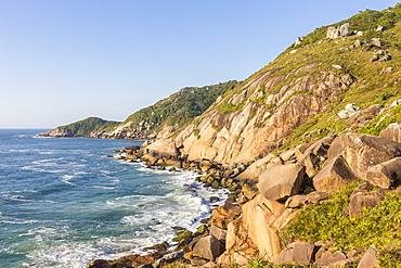 Galhetas Hill (Morro da Galheta) near Barra da Lagoa, Florianopolis, Santa Catarina, Brazil, South America