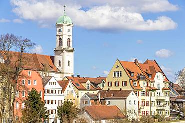 Stadtamhof, old quarter in Regensburg, UNESCO World Heritage Site, Bavaria, Germany, Europe