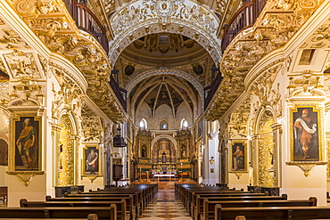 Interior of the San Agustin Church, Cordoba, Andalusia, Spain, Europe