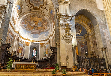 Interior of Catania Cathedral, Catania, Sicily, Italy, Europe