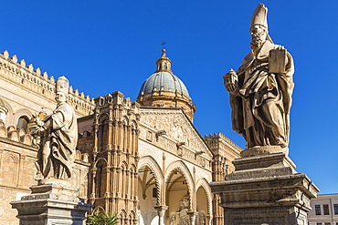 Palermo Cathedral, UNESCO World Heritage Site, Palermo, Sicily, Italy, Europe