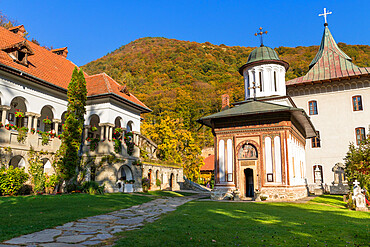 Turnu Monastery in the Cozia National Park, Cozia, Romania, Europe