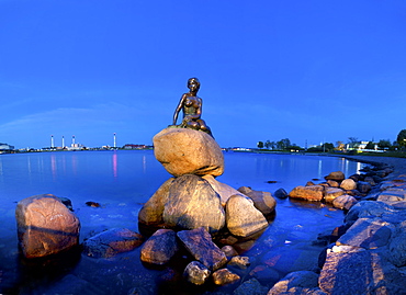 Statue of the Little Mermaid, Copenhagen, Denmark, Europe