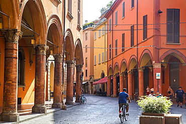 Via Zamboni, Bologna, Emilia-Romagna, Italy, Europe