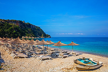 Potami Beach, Himara, South coast, Albania, Europe