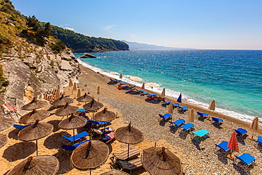 Pulbardha Beach, Himara, South coast, Albania, Europe