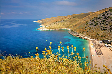 Laman Beach, Himara, South coast, Albania, Europe