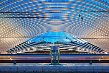 Liege-Guillemins railway station, Liege, Belgium, Europe