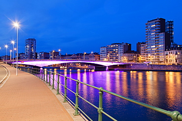 Pont Kennedy, Liege, Belgium, Europe