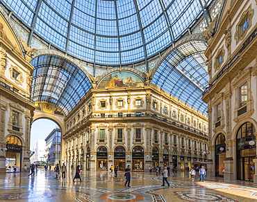 Galleria Vittorio Emanuele II, Pinacoteca di Brera, Milan, Lombardy, Italy, Europe