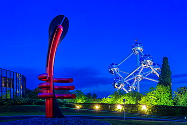 Adam Museum and the Atomium, Brussels, Belgium, Europe