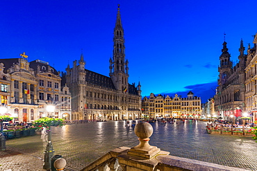 The Grand Place, UNESCO World Heritage Site, Brussels, Belgium, Europe