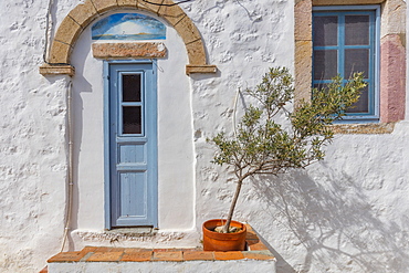 Chora of Patmos, Dodecanese, Greek Islands, Greece, Europe