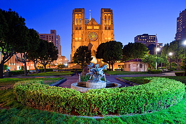 Grace Cathedral, San Francisco, California, United States of America, North America